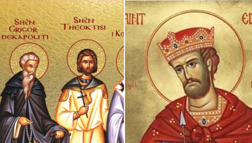 Oshënar Grigor Dekapoliti. Oshënar Prokli i Konstandinopojës. Dëshmor Edmondi, në Angli. Dëshmor Dasi