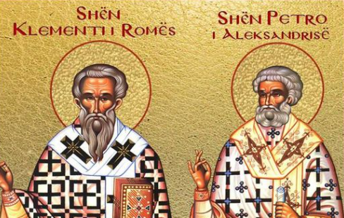 Hierodëshmor Klementi i Romës. Hierodëshmor Petro i Aleksandrisë. Oshënar Malku