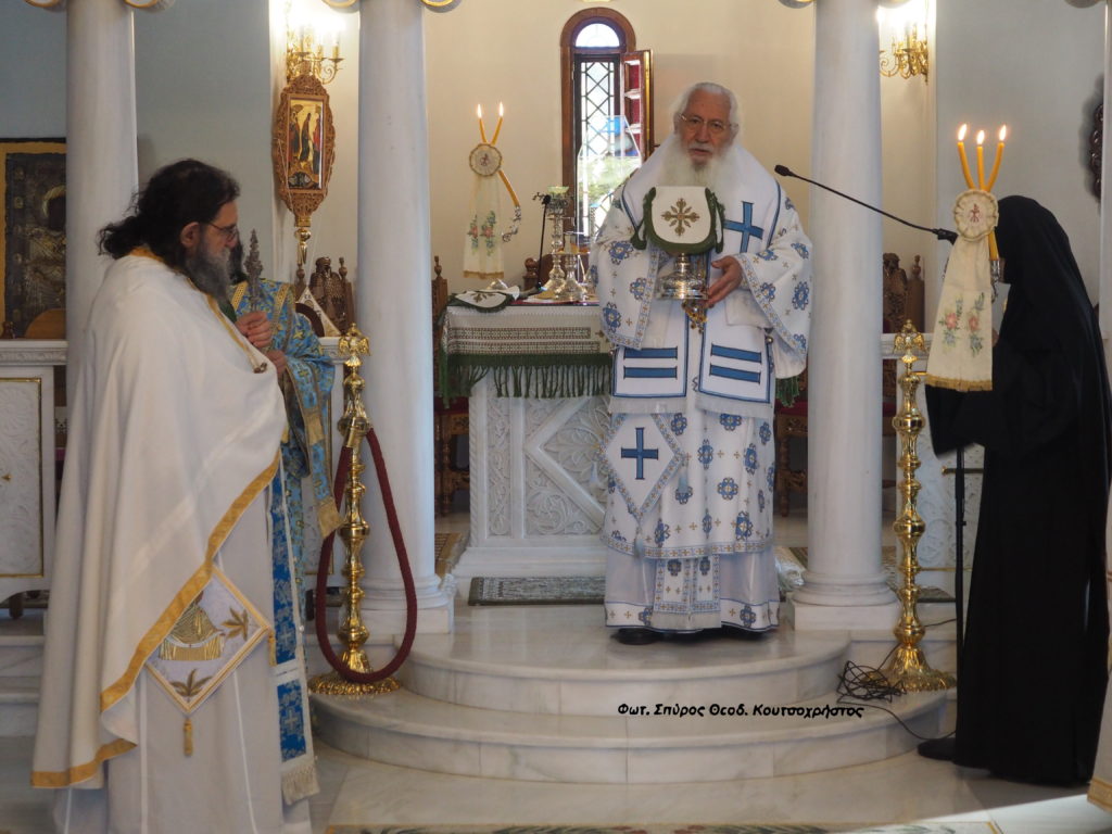 Στην Ι. Μονή Αγίων Νηπίων ο Μητρ. Θηβών με τον π. Ευάγγελο Παπανικολάου