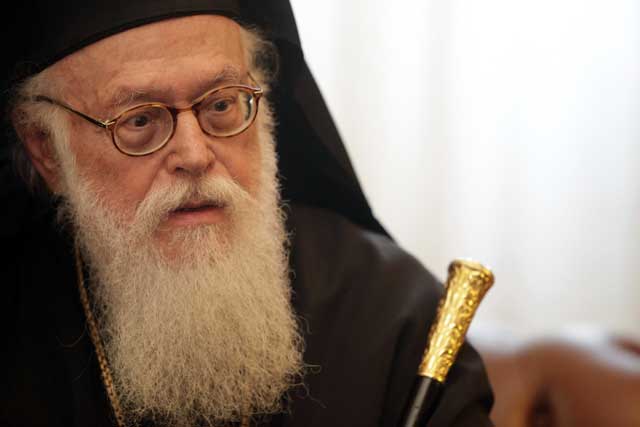 Ο Αρχιεπίσκοπος Αναστάσιος συλλυπείται τον λαό της Σερβίας