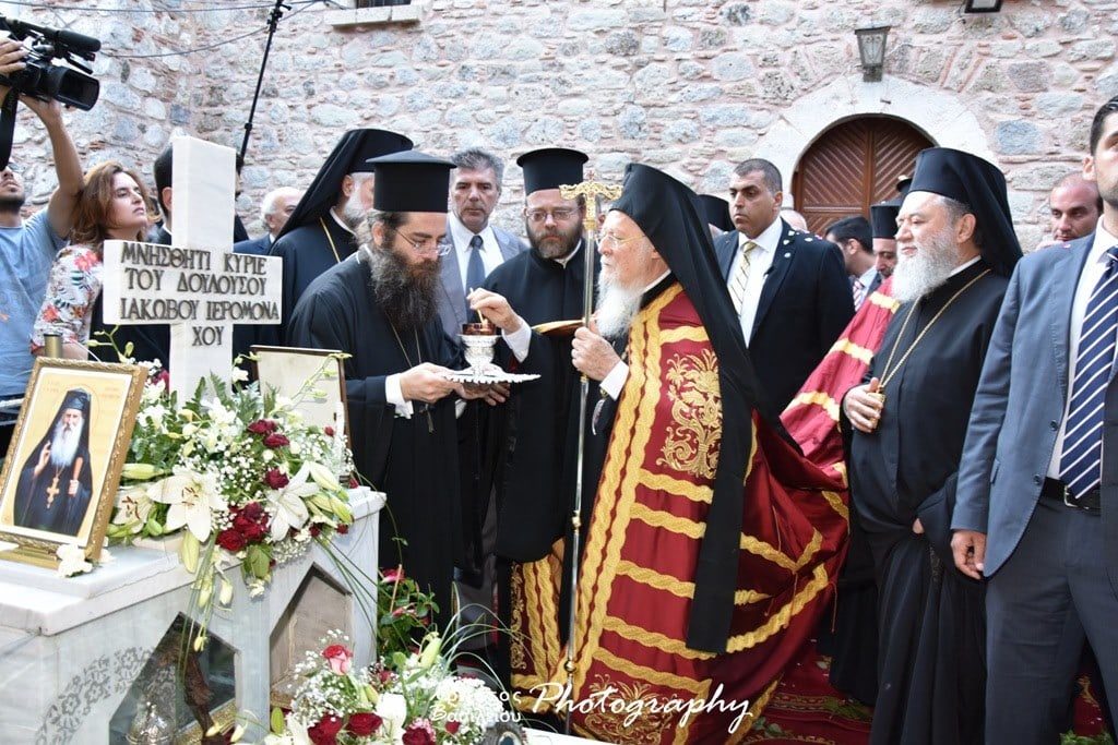 2018: Ο Πατριάρχης στον τάφο του Αγίου Ιακώβου Τσαλίκη