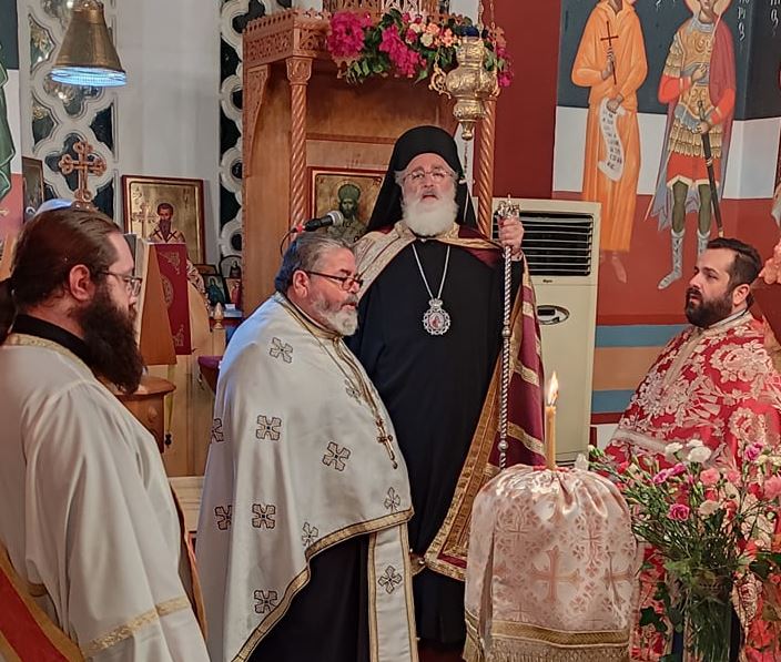 Η εορτή του Αγίου Ιωάννου του Χρυσοστόμου στη Μητρόπολη Αρκαλοχωρίου