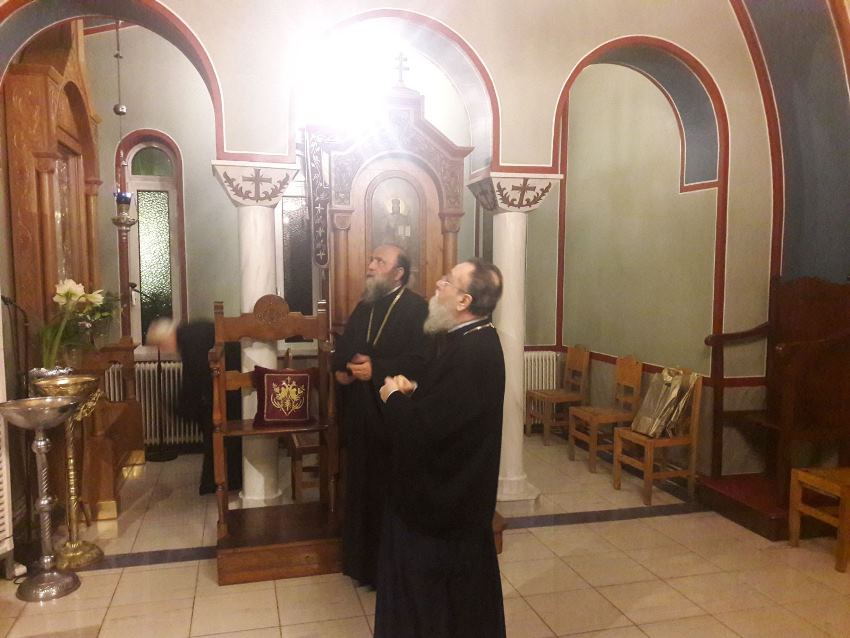 Ο Μητροπολίτης Αρκαδίας Βασίλειος στον Μητροπολίτη Κορίνθου