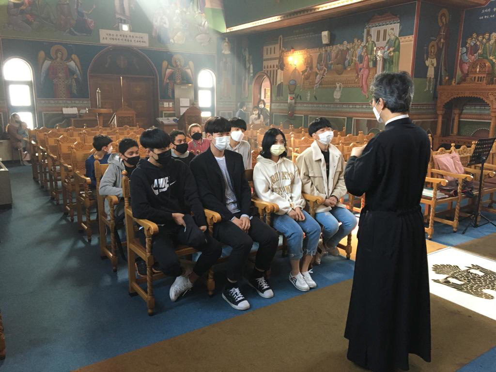 Orthodox Metropolis of Korea: Retreat for students in the parish of St. Dionysios in Ulsan