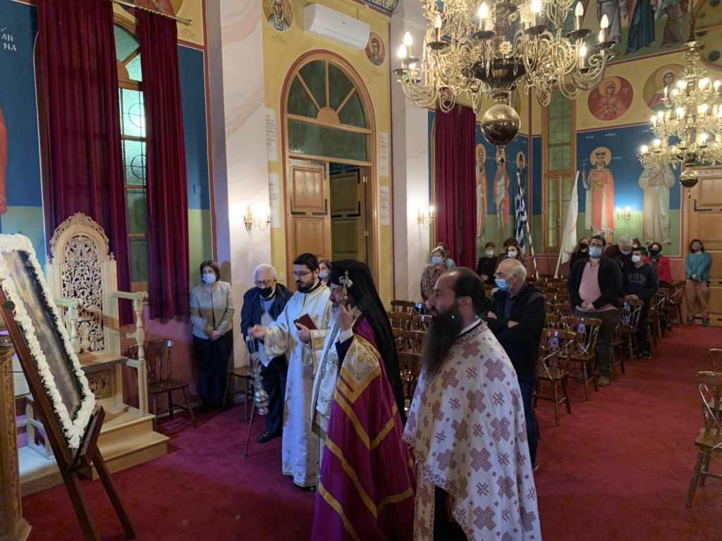 Τα Εισόδια της Θεοτόκου στο παρεκκλήσι του Λυκείου Κύκκου Α΄