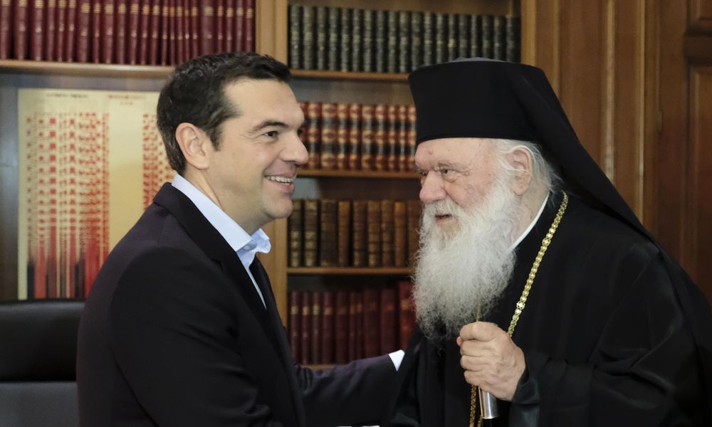 Τηλεφωνική επικοινωνία με τον Αρχιεπίσκοπο Ιερώνυμο είχε ο Αλέξης Τσίπρας