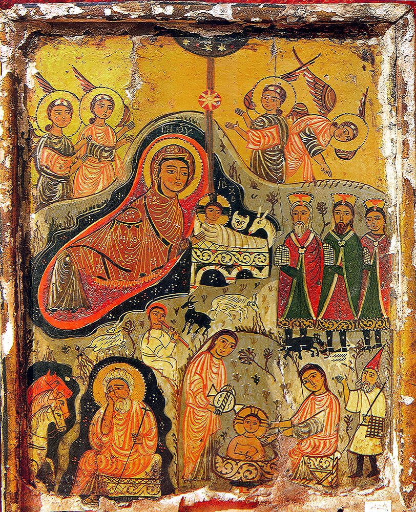 أقدم أيقونة ميلاديّة.