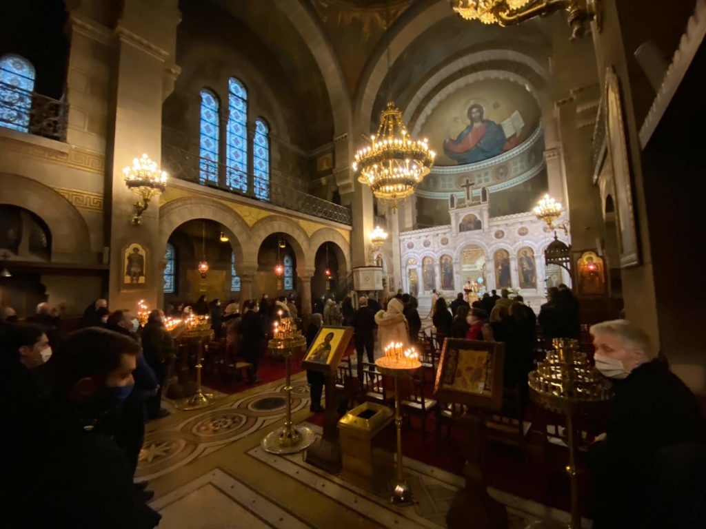 Στον Μητροπολιτικό Ναό του Αγίου Στεφάνου στο Παρίσι