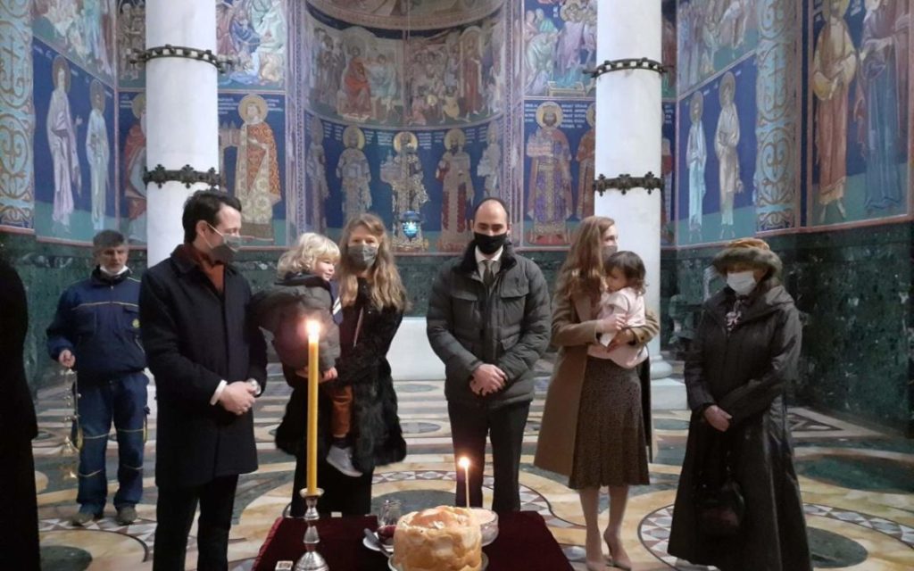 Принц Филип са породицом прославио крсну славу на Опленцу