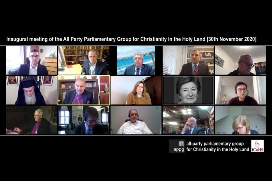 كلمة غبطته في الجلسة الافتتاحية للمجموعة البرلمانية لجميع الأحزاب البريطانية (APPG) للمسيحية في الأراضي المقدسة