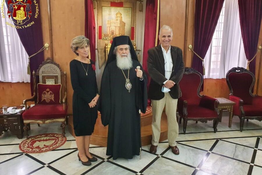 Ο Πρέσβης της Ελλάδος στο Ισραήλ επισκέφτηκε το Πατριαρχείο