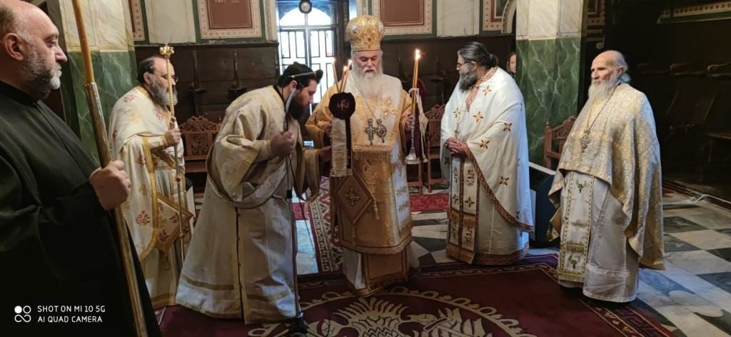 Τιμήθηκε ο Άγιος Λεόντιος στην Ιερά Μονή Ταξιαρχών Αιγιαλείας