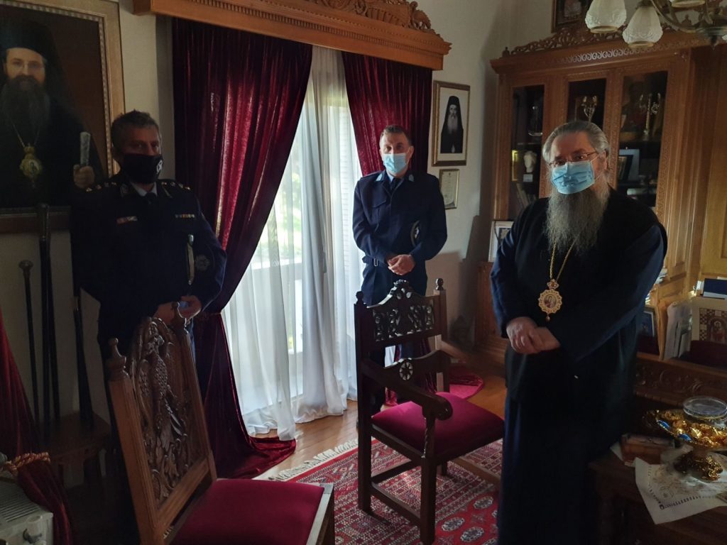 Ο Αστυνομικός Διευθυντής της Λευκάδος επισκέφτηκε τον Μητροπολίτη
