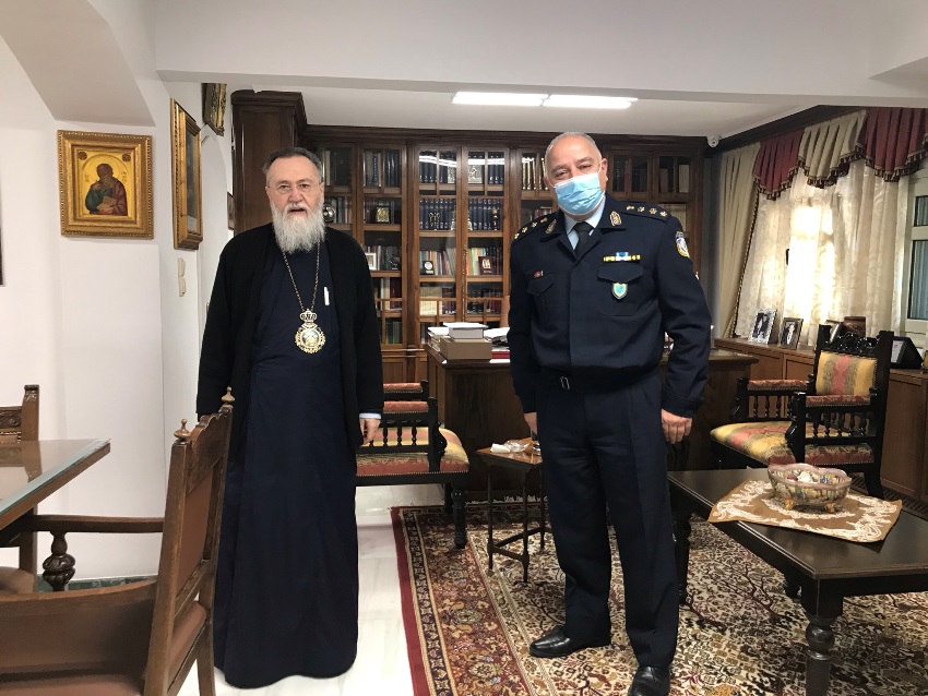 Συνάντηση Μητρ. Κορίνθου με αστυνομικό διευθυντή για εφαρμογή μέτρων