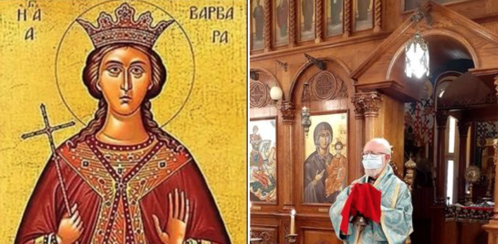 اليوم 4 ديسمبر 2020 احتفلت مطرانية طنطا بعيد القديسة بربارة في كنيسة القديس جيورجيوس.