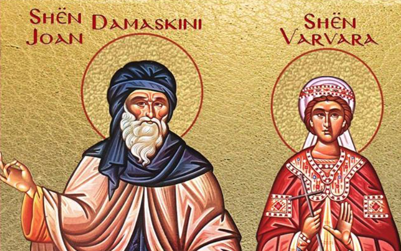 Shenjtori i ditës: Dëshmore e madhe Varvara – Oshënar Joan Damaskini