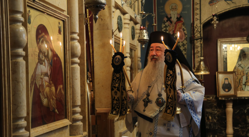 صاحب السيادة المطران خريستوفوروس يترأس خدمة غروب وقداس عيد دخول سيدتنا والدة الإله إلى الهيكل