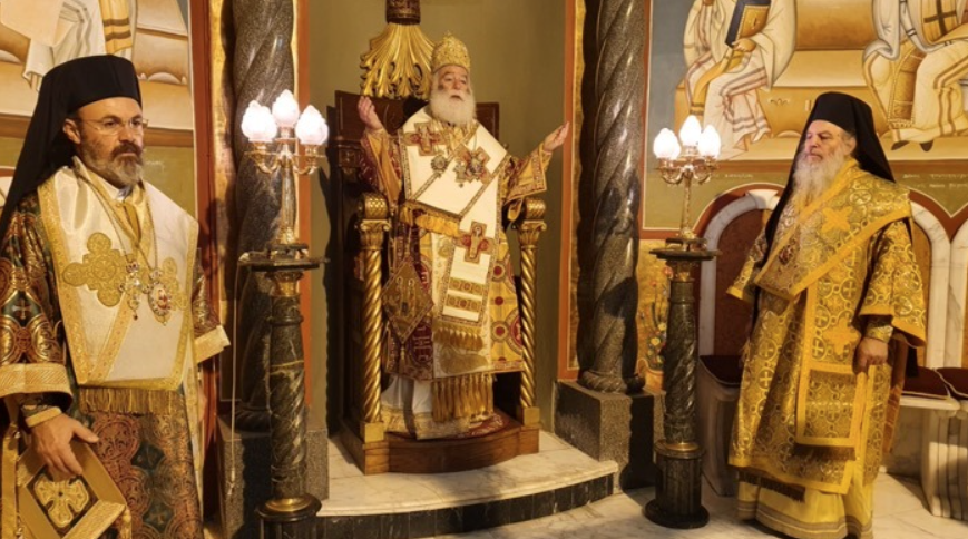 الاحتفال بالقداس الإلهي لعيد القديس سابا المتوشح بالله في الإسكندرية