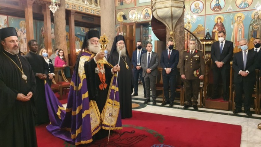 الاحتفال بصلاة غروب عيد القديس سابا المتوشح بالله في الإسكندرية