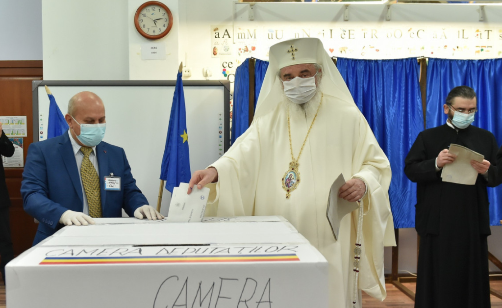 Patriarhul României a votat la alegerile parlamentare 2020 în Bucureşti
