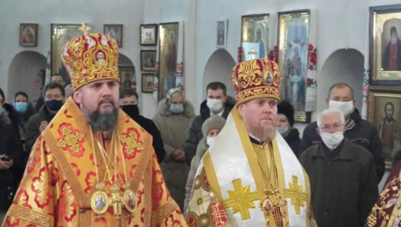 Епифаний и представитель Варфоломея отслужили литургию в Чернигове