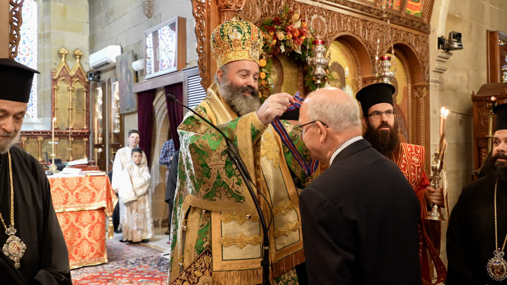Στον Π. Σαχτούρη το παράσημο του Τάγματος Φιλοχρίστων