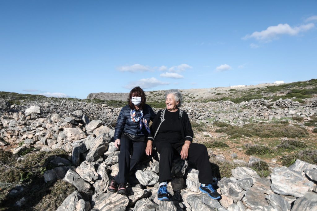 Η Πρόεδρος συναντήθηκε με τη μοναδική κάτοικο του νησιού