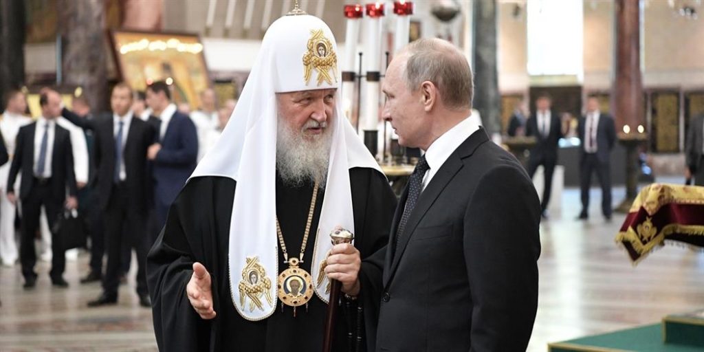 Οι ευχές Πούτιν στον Πατριάρχη Μόσχας Κύριλλο