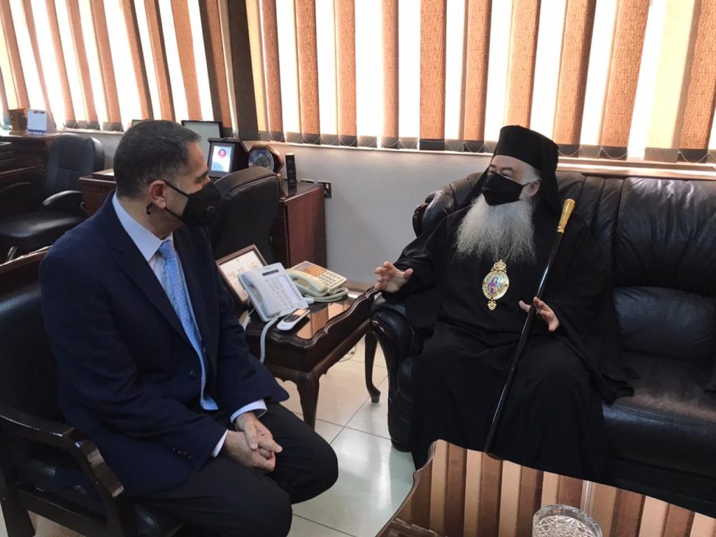 مدير دائرة الآثار يلتقي رئيس مجلس رؤساء الكنائس