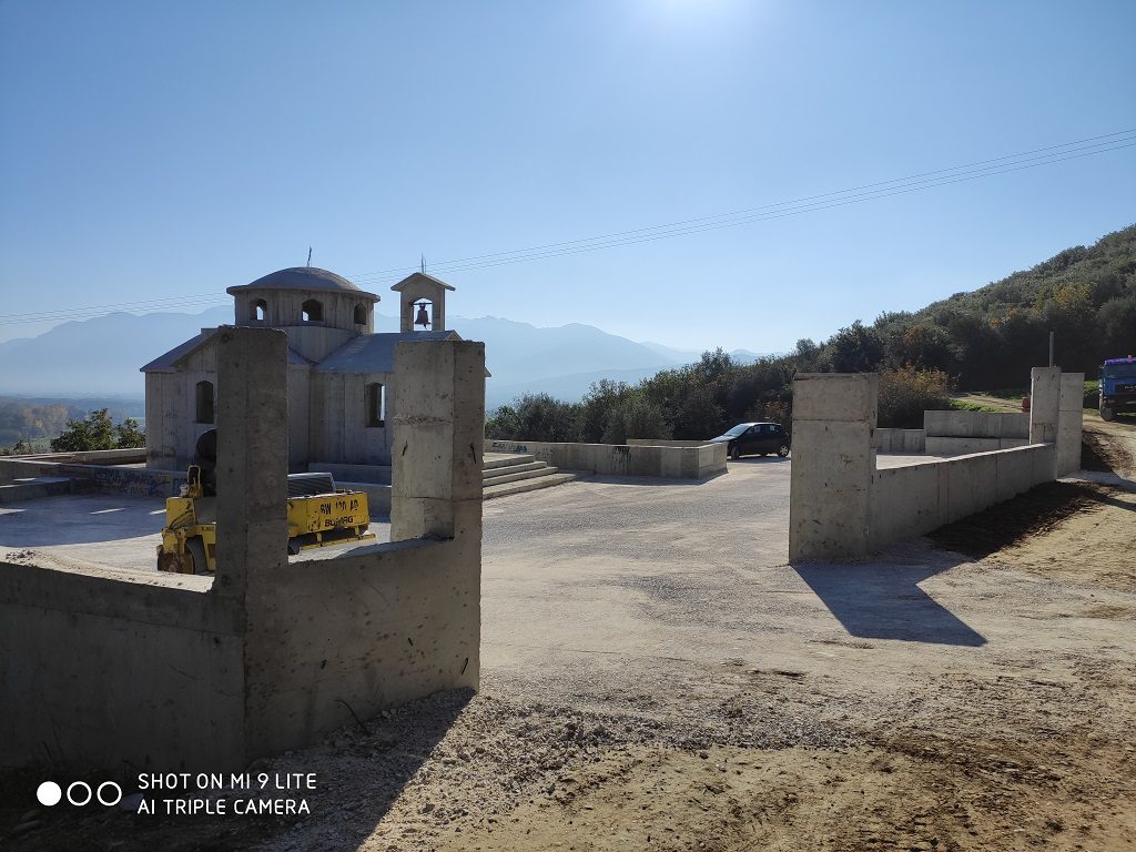 Προχωράει η ανέγερση του Ναού του Αγίου Παϊσίου στη Μακρακώμη