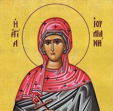 Η Αγία Παρθενομάρτυς Ιουλιανή