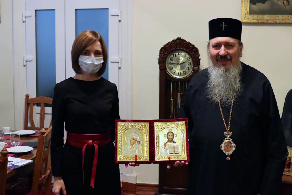 Preşedintele Republicii Moldova, în vizită la Mitropolitul Basarabiei