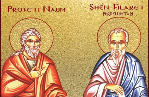 Profeti Naum. Oshënar Filaret Përdëllimtari. Theokliti i Lakedhemonisë, çudibërësi. Eligiusi i Nojonit