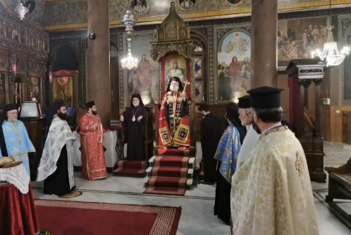 Ο Πατριάρχης Αλεξανδρείας στον Εσπερινό του Αγίου Νικολάου