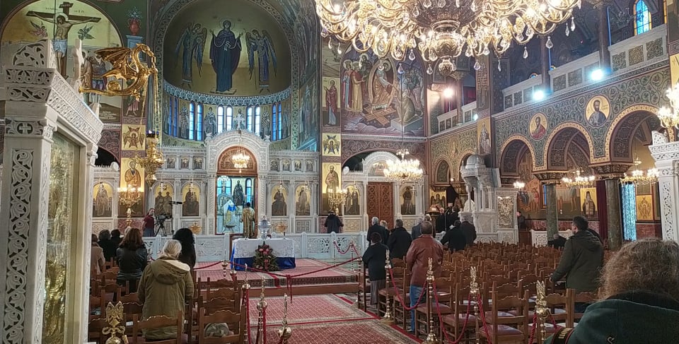 صلوات قداس عيد الغطاس في اليونان