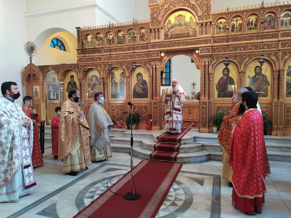 Kremtim solemn në të Kremten e madhe të Tre Hierarkëve – Shën Vasili i Madh, Shën Grigori Theologu dhe Shën Joan Gojarti 30 Janar