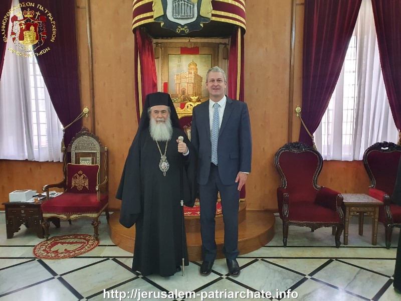 THE OFFICIAL OF THE US EMBASSY VISITS THE PATRIARCHATE