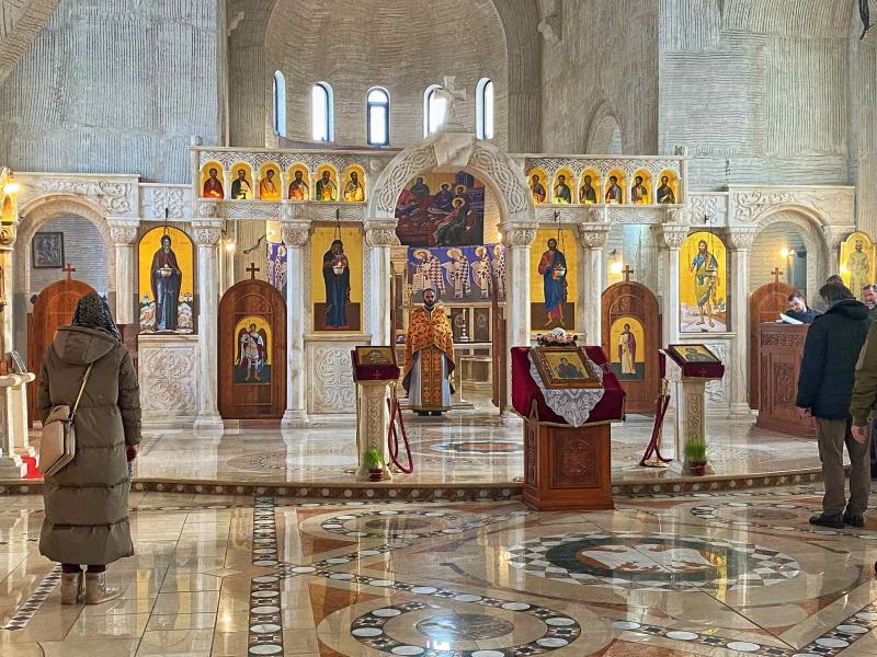 Крстовдан у цркви Светог Симеона Мироточивог