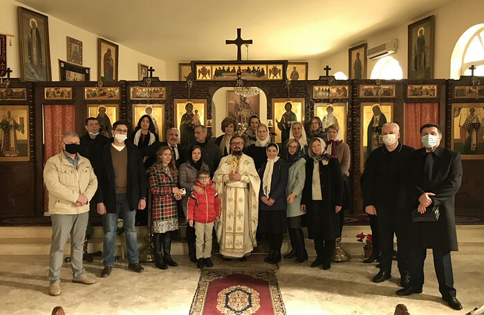 В ПРЕДСТАВИТЕЛЬСТВЕ РУССКОЙ ПРАВОСЛАВНОЙ ЦЕРКВИ В ДАМАСКЕ ВСТРЕТИЛИ РОЖДЕСТВО ХРИСТОВО