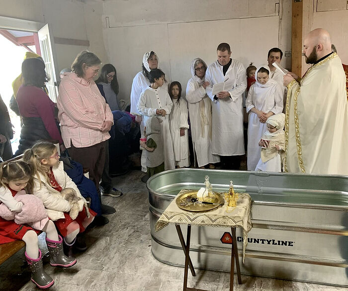 NINE BAPTISMS CELEBRATED AT ROCOR MISSION IN MAINE