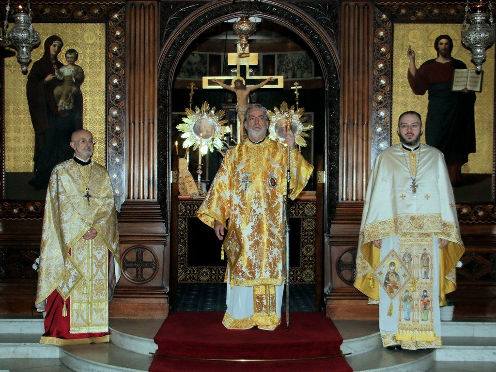 New Year’s day at the Cathedral of the Divine Wisdom in London