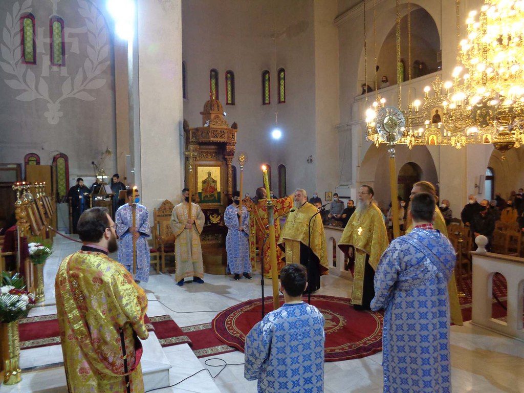 Πανηγύρισε ο Ναός Τριών Ιεραρχών στον Εύοσμο