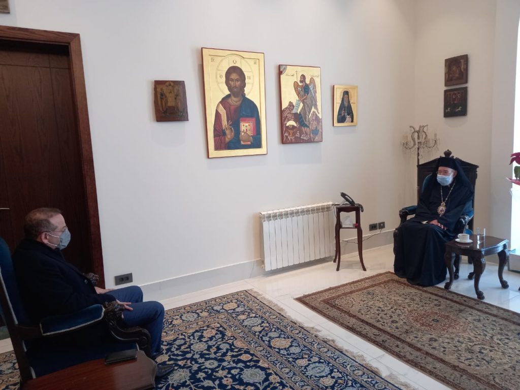 رائد خوري زار عوده مهنئا بالاعياد وبحثا في الاوضاع الاقتصادية