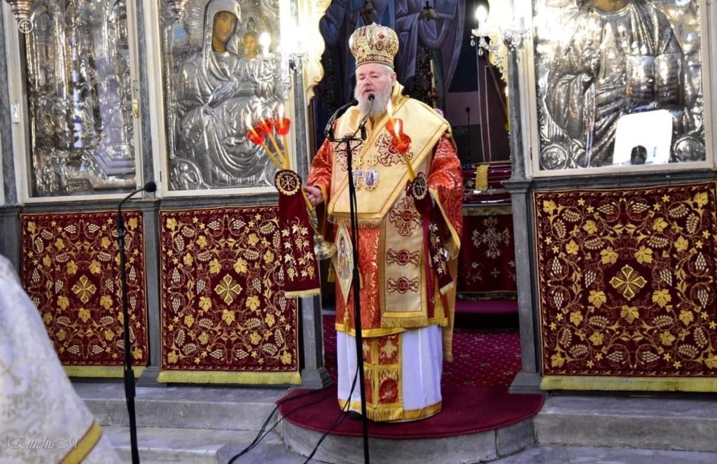 Δοξολογία για το νέο έτος στην Ι. Μητρόπολη Κυδωνίας