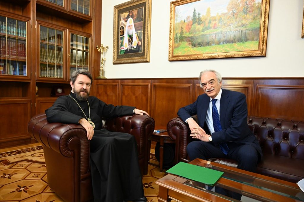 Митрополит Волоколамский Иларион встретился с послом Азербайджана в России