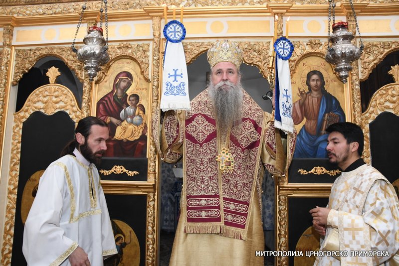 Епископи Јоаникије и Кирило богослужили у Цетињском манастиру, у свештенички чин рукоположен ђакон Душан Биговић