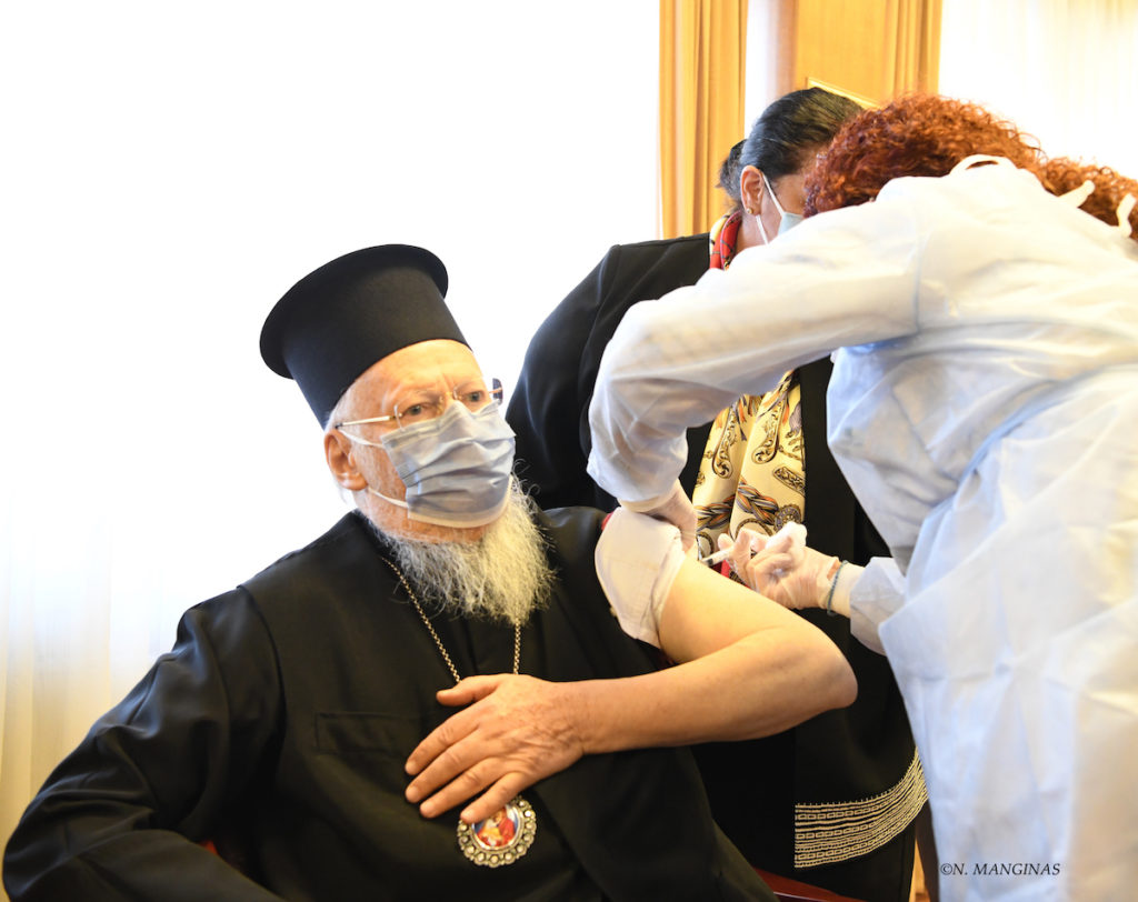 Ecumenical Patriarch Bartholomew I vaccinated against Covid-19 virus