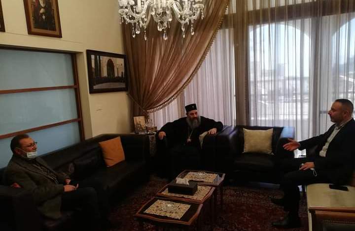 المتروبوليت انطونيوس يستقبل المنسق الجديد للقوات اللبنانية في زحلة والبقاع الأوسط للمعايدة وتأكيد على دور الدولة لاحقاق الأمان ورفض للأمن الذاتي