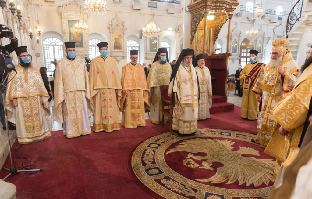 His Beatitude John X, Greek Orthodox Patriarch of Antioch and All the East, presided the New Year Eve liturgy