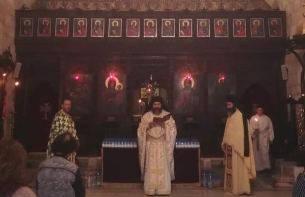 قداس الغطاس في دير البلمند